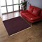 Rugsotic Carpets Hand Woven Flat Weave Kilim Wool Area Rug Solid Plum D00111